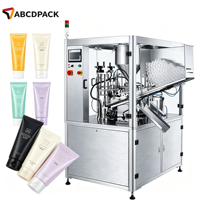 Machine de remplissage et de scellage automatique rotative à ultrasons pour tubes AD-50Z, pour pâtes, crèmes, onguents, tubes en plastique laminé