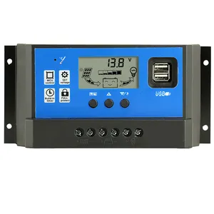 Pwm 50a 12V/24V Zonnepaneel Spanningsregelaar Met Usb-Oplader RBL-50A Zonne-Energie Laadregelaar