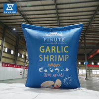 Sac géant gonflable personnalisé en forme de croustilles de pommes de terre, modèle de sac d'emballage de collation simulé pour la promotion de marque, la publicité événementielle et la décoration