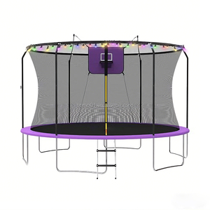 <span class=keywords><strong>Trampoline</strong></span> Zoshine économique pour usage extérieur, facile à assembler, <span class=keywords><strong>trampoline</strong></span> de loisirs avec filet de sécurité, vente en gros - Product Image 4