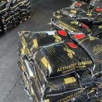 Charbon actif granulaire en poudre à base de charbon de bois, de coque de noix de coco et de bois