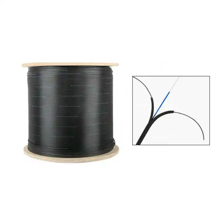 Harga pabrik kabel serat optik pita bergelombang baja kualitas tinggi kabel serat optik GYXTW 4core 1km