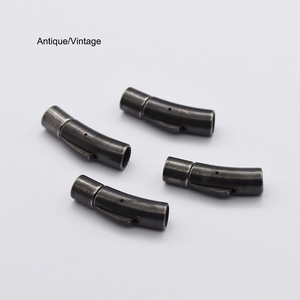 Thép không gỉ <span class=keywords><strong>Clasp</strong></span> da dây Kết thúc khóa Cap-Snap khóa đồ trang sức nối móc lưỡi lê <span class=keywords><strong>Clasp</strong></span> DIY Vòng đeo tay vòng cổ dây kết thúc - Product Image 5