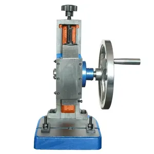 Manual Rotary Disc Punch Table Riveting Equipment Manual High Precision Disc