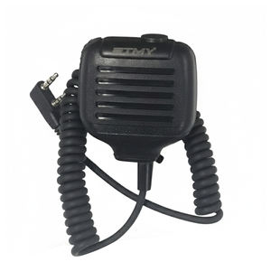 Microphone haut-parleur de haute qualité à 2 broches pour <span class=keywords><strong>radio</strong></span> bidirectionnelle, microphone pour talkie-walkie, microphone d'épaule pour EADS ET-D79 - Product Image 1