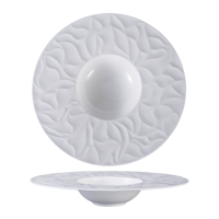 Service de table de luxe PITO en porcelaine fine blanche, assiettes, bols et soupières en céramique, service de table en porcelaine fine violette