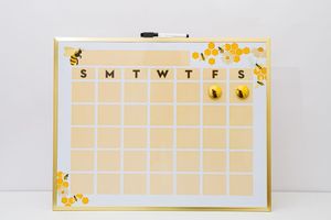 กระดานแม่เหล็กลบได้แบบแห้งพิมพ์ลายบันทึกทุกเดือนปฏิทินทุกเดือนแผ่นกระดานไวท์บอร์ดกรอบอลูมิเนียมสำหรับเขียน - Product Image 4