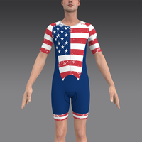 HIRBGOD Triathlon athlète américain pour homme avec Tri Pad professionnel vente en gros cyclisme une pièce Tri bas