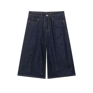 ZATRHMBM Nouveautés 2026 : Shorts en jean longs et élégants pour <span class=keywords><strong>femme</strong></span>, collection Printemps/Automne, style rétro taille haute décontracté - Product Image 1