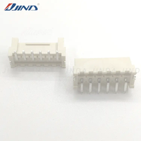 Connecteur SMT vertical JINDA JST VH-C à pas de 3,96 mm, 90 degrés, à une rangée, avec couvercle de connecteur PCB, 3P/6P, mâle DC LED, 250V