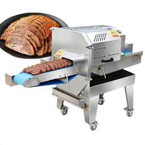 Rebanadora <span class=keywords><strong>de</strong></span> Carne Cocida Comercial Nueva, Máquina Automática para Cortar Carne <span class=keywords><strong>de</strong></span> Res Deshuesada, Procesador <span class=keywords><strong>de</strong></span> Acero Inoxidable <span class=keywords><strong>de</strong></span> Alta Eficiencia, 1-60 mm - Product Image 3