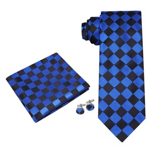 <span class=keywords><strong>Cravate</strong></span> Formelle Classique à Carreaux pour Homme, Coupe Slim, 100% Polyester de Haute Qualité, Noir, Bleu, <span class=keywords><strong>Camouflage</strong></span>, Écologique et Respirante - Product Image 2