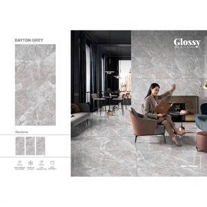 Vistaar Dayton Crema Polished Glazed Porcelain Tiles 600x1200mm 60x120cm Marble Look Floor <b>Wall</b> Tile - Product Image 2