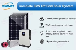 <span class=keywords><strong>Energia</strong></span> Verde, Vendita Diretta dalla Fabbrica: Inverter da 3000W con Batteria Gel da 15 kWh, Sistema Solare Off-Grid con Monitoraggio WiFi - Product Image 2