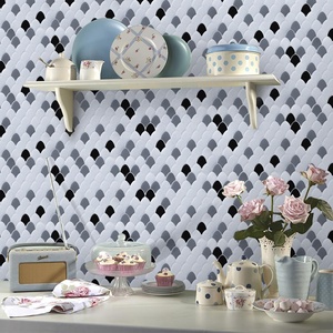Autocollant en vinyle amovible <span class=keywords><strong>pour</strong></span> panneau mural décoratif 3D en cristal imperméable avec texture en écailles <span class=keywords><strong>de</strong></span> poisson <span class=keywords><strong>pour</strong></span> conception murale <span class=keywords><strong>de</strong></span> <span class=keywords><strong>salle</strong></span> <span class=keywords><strong>de</strong></span> <span class=keywords><strong>bain</strong></span> - Product Image 2