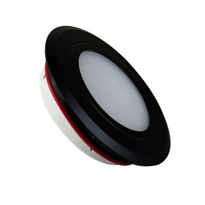 Mini spot lumineux LED circulaire tactile pour l'intérieur, disponible en noir mat, 12/24V, idéal pour un salon ou un Campervan - Product Image 2