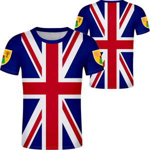 T-Shirt Vintage delle Isole Turks e Caicos <span class=keywords><strong>con</strong></span> Bandiera, Maglietta Personalizzabile all'Ingrosso per Uomo, Manica Corta <span class=keywords><strong>con</strong></span> <span class=keywords><strong>Nome</strong></span> e Numero Personalizzati - Product Image 3