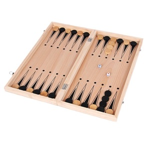 Tablero de ajedrez magnético de madera 3 en 1 de 17,5 pulgadas y 44cm, caja de ajedrez para juego en interiores - Product Image 5