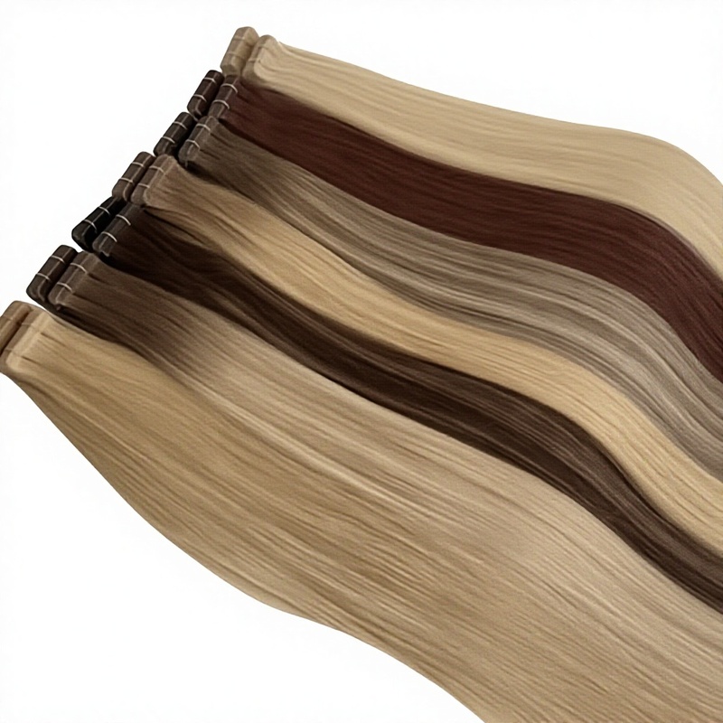 Russian Hair Invisible Style Extensions Wholesale