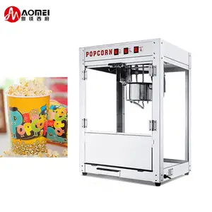 Roestvrij Staal Draagbare Popcorn Machine Elektrische Operated Popcorn Maker Met Ce