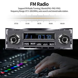 วิทยุติดรถยนต์ GRANDnavi 1 Din เครื่องเล่น MP3 สไตล์คลาสสิค ย้อนยุค รองรับ FM AUX EQ USB BT รองรับ<span class=keywords><strong>เพลง</strong></span> DAB Box - Product Image 6