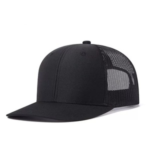 Casquette de baseball en <span class=keywords><strong>maille</strong></span> patchwork de style nouveau, visière extérieure, casquette snapback personnalisée, casquette de camionneur avec visière incurvée, soleil - Product Image 3
