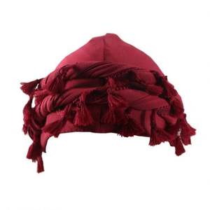Wholesale European American Men's Cycling Sports Polyester Vintage Twist Head <b>Wraps</b> Stretch Satin Turban Scarf <b>Tie</b> Multifunction - Product Image 1