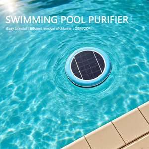 Ioniseur <span class=keywords><strong>solaire</strong></span> de <span class=keywords><strong>piscine</strong></span> de qualité supérieure avec <span class=keywords><strong>filtration</strong></span> intégrée <span class=keywords><strong>pour</strong></span> l'élimination du chlore, idéal <span class=keywords><strong>pour</strong></span> nettoyer l'eau des piscines - Product Image 4
