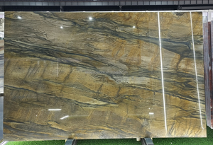 Brazil tự nhiên <span class=keywords><strong>sandalus</strong></span> Granite quartzit tấm đánh bóng da tường sàn Bảng điều khiển gạch nhà bếp hiện đại bàn nhà máy - Product Image 2