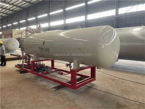 Fabrication chinoise <span class=keywords><strong>en</strong></span> gros 10 tonnes 5 Cbm Skid usine <span class=keywords><strong>de</strong></span> remplissage GPL 20m3 20000 litres réservoir GPL dérapage avec double buses <span class=keywords><strong>de</strong></span> remplissage - Product Image 3