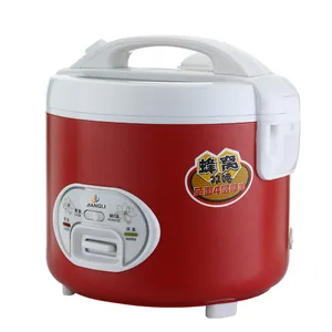 Factory Wholesale 1.8L 700W Red Electric Rice Cooker For Home