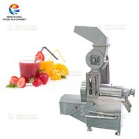 Industriële Elektromotor Machine Voor Vruchtensap Mango Appel Oranje Pulp Machine Rond Fruit Schillen Villen Machine