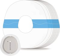 Patchs adhésifs en acrylique à formes personnalisées, imperméables et respirants, pour capteurs de surveillance de la glycémie, pour le sport quotidien