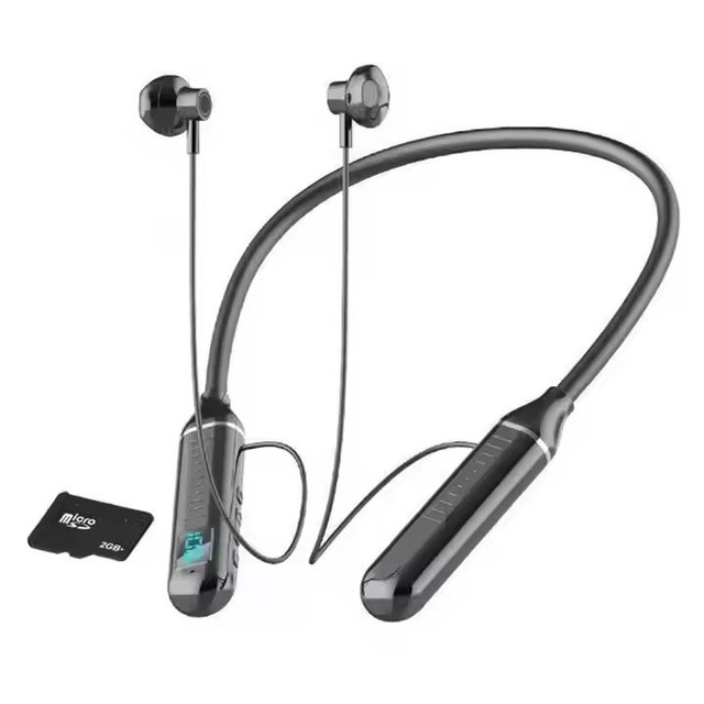 C12-2 Gaming Sports Earphones Big Battery Sports Running Headphones Neckband Headset Digital Display Earphone Hifi Earphones