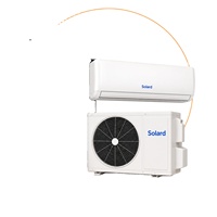 Climatiseur solaire hybride à onduleur DC 36000 BTU 3 tonnes mural split double alimentation domestique avec compresseur SANYO R410A et fonction chauffage