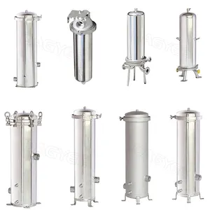 Stainless Steel Sanitary Micro Cartridge Filter Housing Chemical Pharmaceautic Production Water Filter