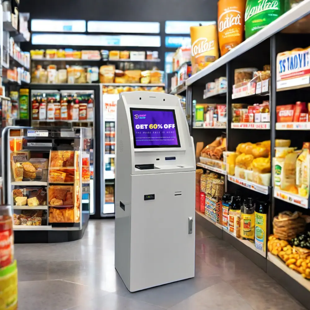 Máquina automática de pago de autoservicio OEM ODM, cajero automático, dispensador de efectivo, quiosco, tarjeta, máquina de pago de facturas, efectivo y monedas