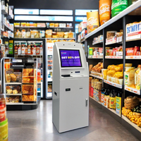 Distributeur automatique de paiement en libre-service OEM ODM, guichet automatique, borne de paiement par carte et billets, machine à espèces et pièces