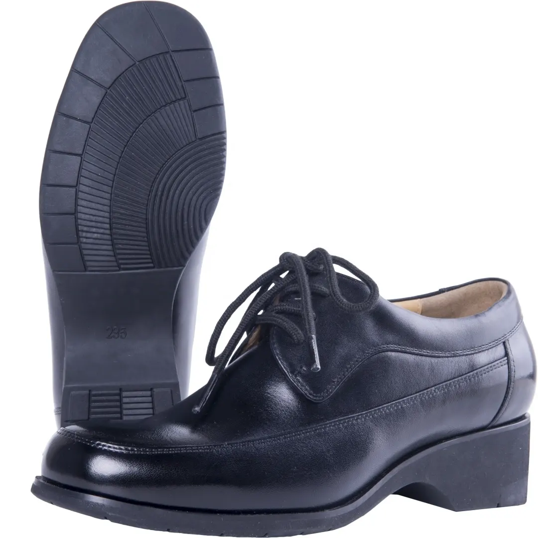 Männer Echt leder Fashion Style Black Officer Schuhe Hot Sale