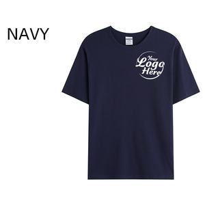 190g mode coton T-Shirt Logo personnalisé imprimé image classe uniforme vêtements promotionnels hommes T-Shirt - Product Image 3