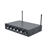Système de son professionnel de table de mixage de karaoké avec microphone sans fil BT Connect Volume réglable