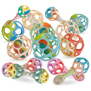 Hochets personnalisés faciles à saisir, hochets classiques en forme de balle, jouets pour bébés de 0 à 12 mois - Product Image 2