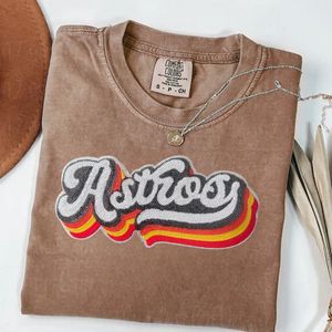 10.3inch astros bóng chày sequin thêu vá phù hiệu Áo sơ mi Astro người hâm mộ vá - Product Image 5