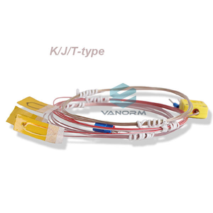 Cable de Medición de Temperatura de Alta Temperatura VANORM, Termopar Adhesivo Tipo T/<span class=keywords><strong>J</strong></span>/T, PFA -200+260, Impermeable, OEM/ODM, IP65 - Product Image 4