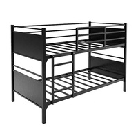Cama de loft de acero moderno ajustable, marco de metal con acabado plateado para muebles del hogar para apartamento, dormitorio, Hotel, mercado de Oriente Medio