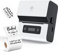 Machine d'impression d'étiquettes portable imprimante d'étiquettes thermique mini étiqueteuse de codes à barres pour la maison/le bureau/les voyages/les affaires