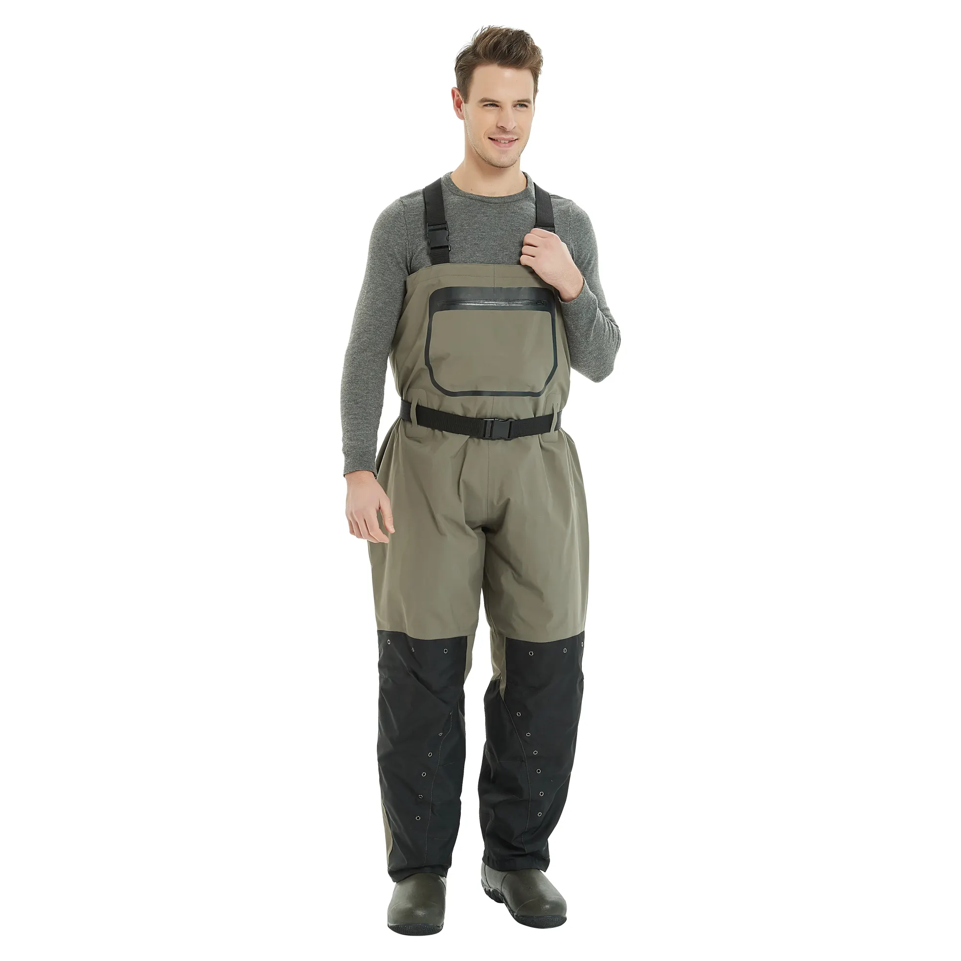 3 katmanlı thinsulate sıcak nefes waders balıkçılık ve avcılık için erkekler artı boyutu için flytech waders