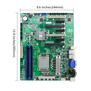 เมนบอร์ดอุตสาหกรรม Factory ATX LGA1700 รองรับซีพียูรุ่นที่ 12/13/14 หน่วยความจำ DDR4 สูงสุด 128GB  6 พอร์ต COM (2*RS232/422/485) สำหรับเซิร์ฟเวอร์/เวิร์กสเตชัน - Product Image 2