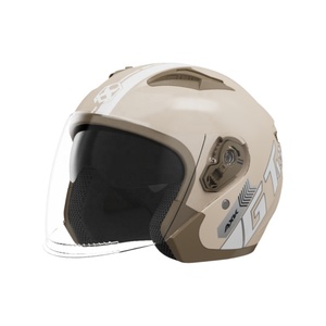 Nuovo Casco Aperto Premium in ABS per Moto e Scooter Elettrici, Doppia Lente, per Tutte le Stagioni - Product Image 1