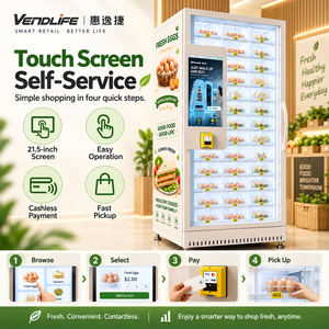Máquina Expendedora Automática de Fruta Fresca OEM/ODM con Pantalla Publicitaria, Gabinete Refrigerado Inteligente y Lector de Tarjetas PAX/NAYAX - Product Image 6